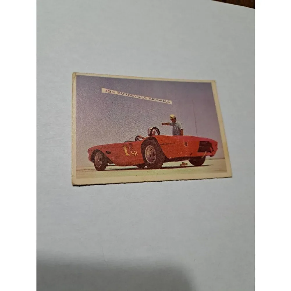 Vintage 1965 Hot Rod Magazine #4 Triple Threat Vette Jack Lufkin Trading Card